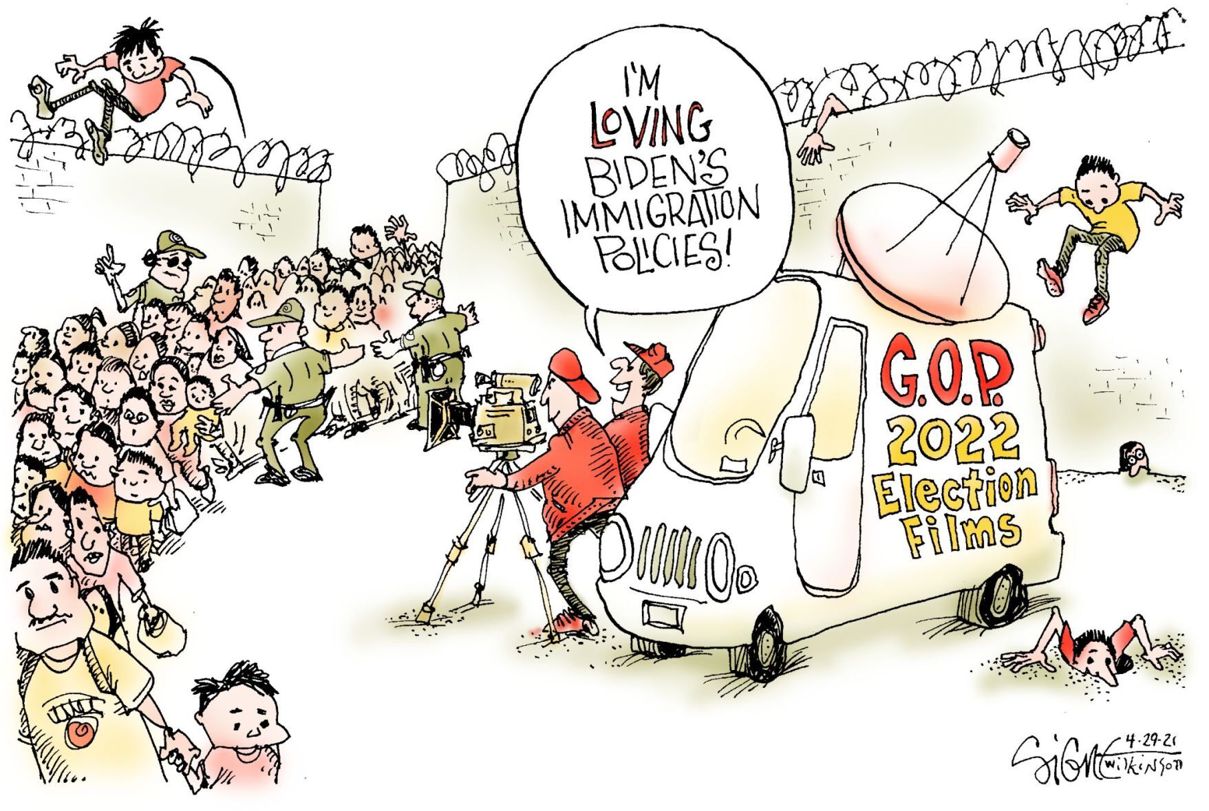 Signe Wilkinson cartoon